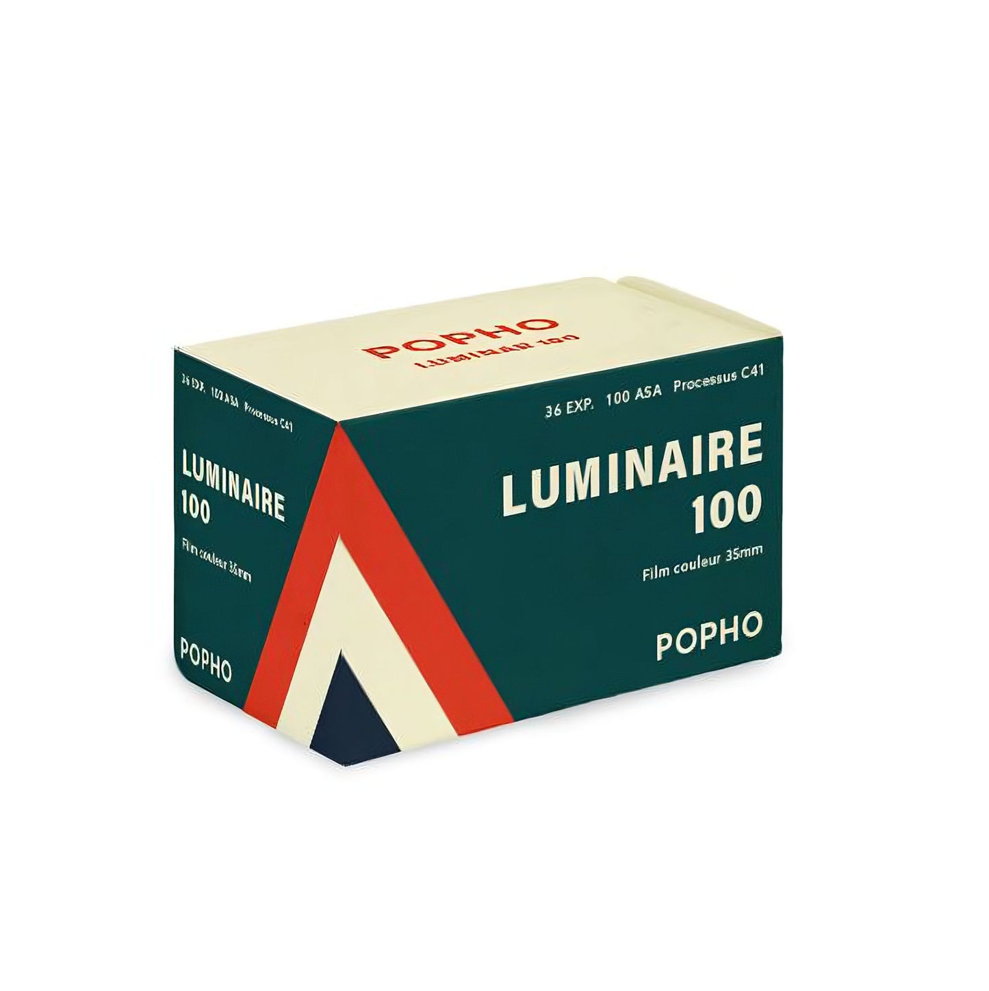 <tc>Film négatif couleur Popho Luminaire 100, 35 mm, 36 exp.</tc>