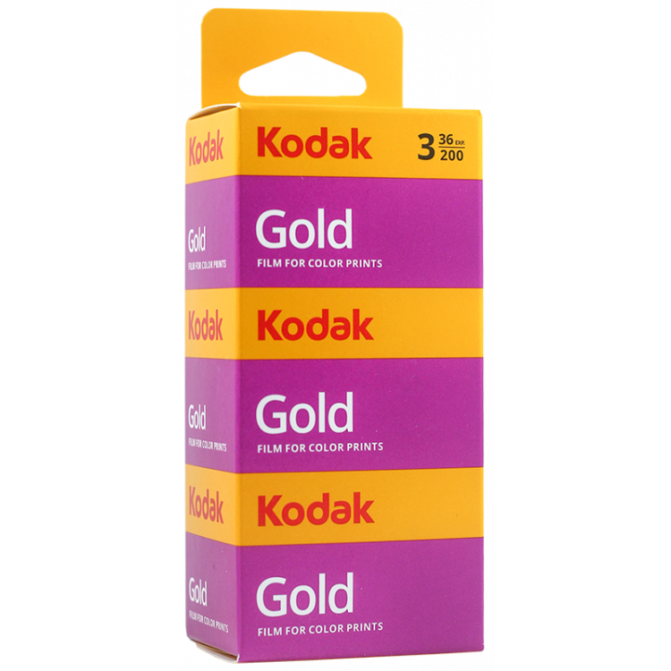 Kodak Gold 200, 3 Rolls Pack, 35mm, 36 exp.