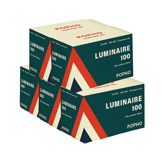 5 Rolls of Popho Luminar 100 Color Negative Film, 35mm, 36exp.