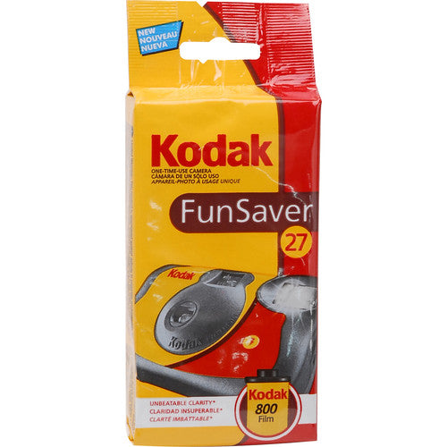 Kodak FunSaver Flash One-Time Use Camera, 27 Exposures